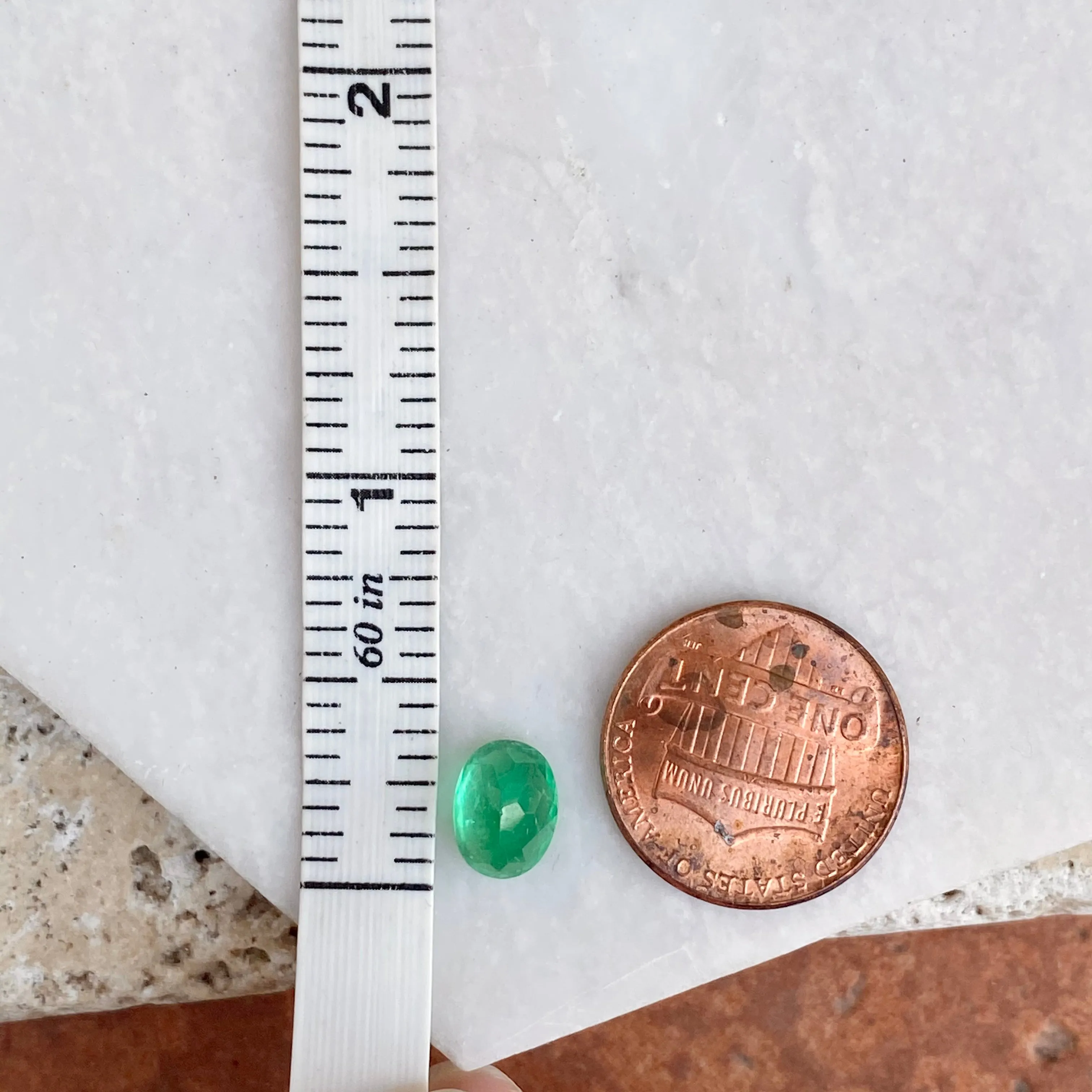 Colombian Emerald Oval Cut Loose Emerald 1.98 CT