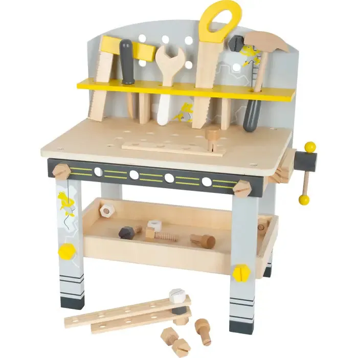 Compact Wood Workbench