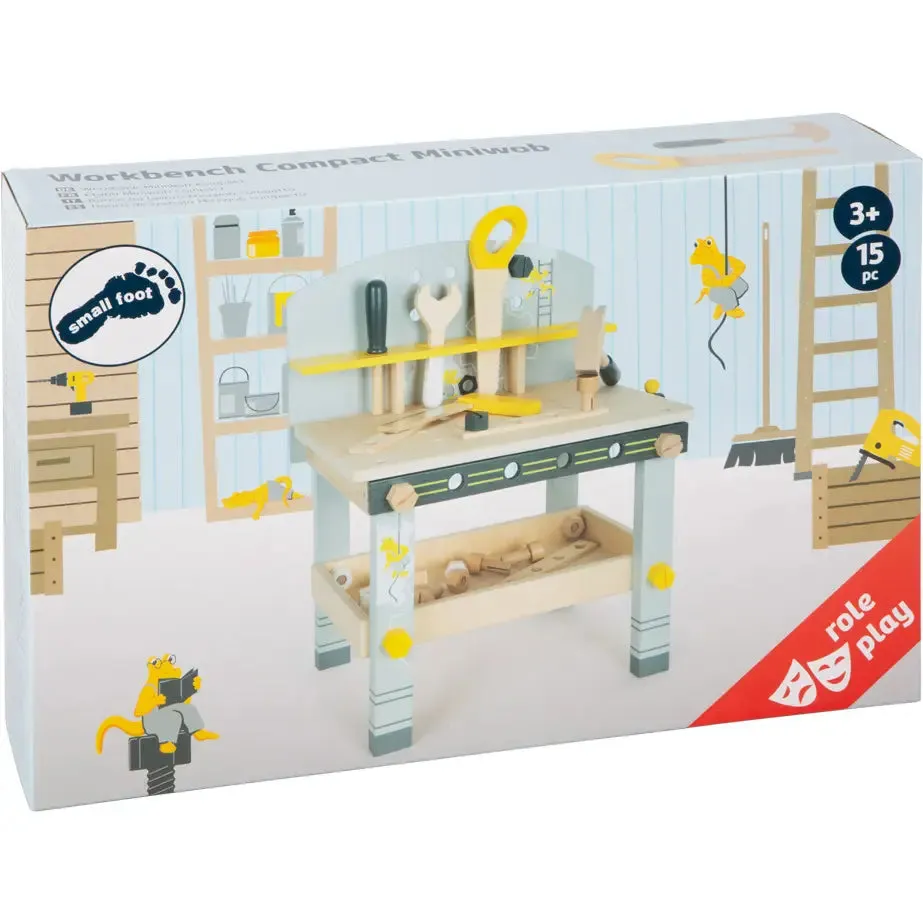 Compact Wood Workbench