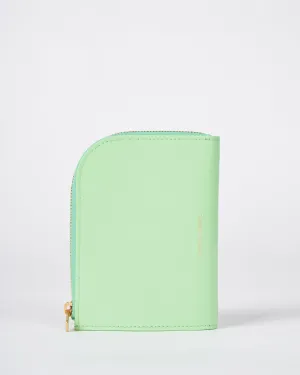 compact zip wallet - mint