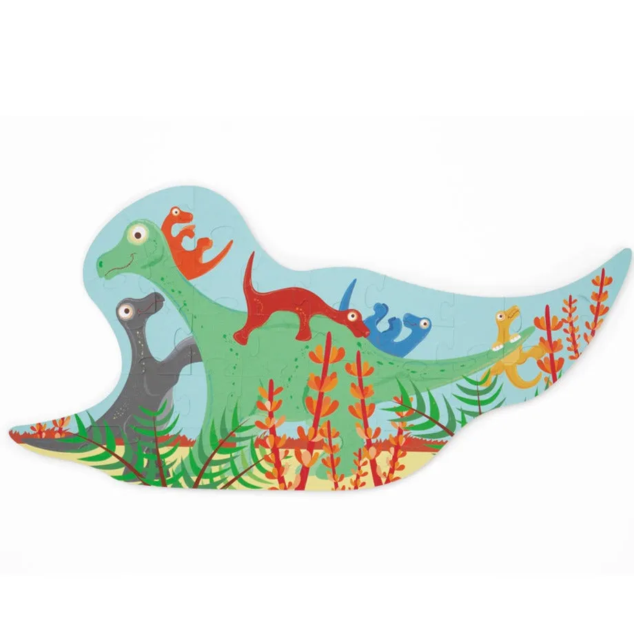 Contour Compact Puzzle - Dino