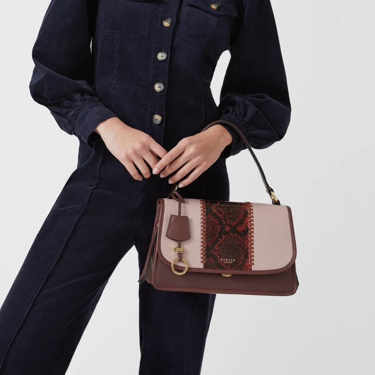 Cording Street  Patchwork - Medium Grab Bag Multiway Bag