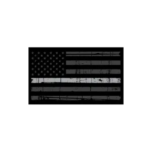 Corrections Thin Grey Line Flag Graphic Decal