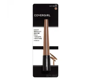 CoverGirl Easy Breezy Brow Fill   Shape   Define Powder , Soft Brown 810