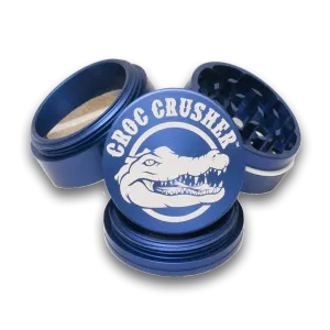Croc Crusher - 2.5 Inch Herb Grinder (Blue)