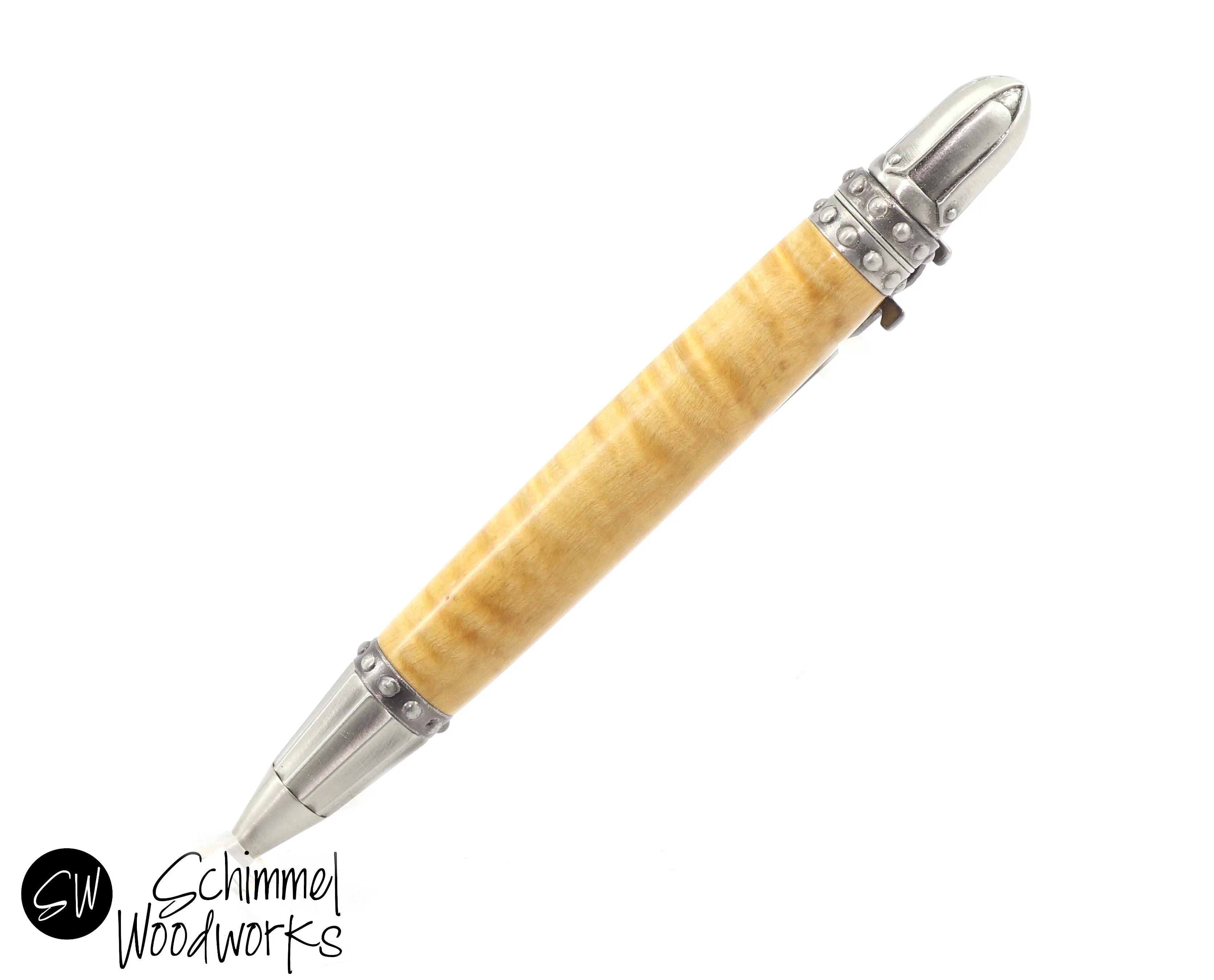 Curly Maple Knights Pen