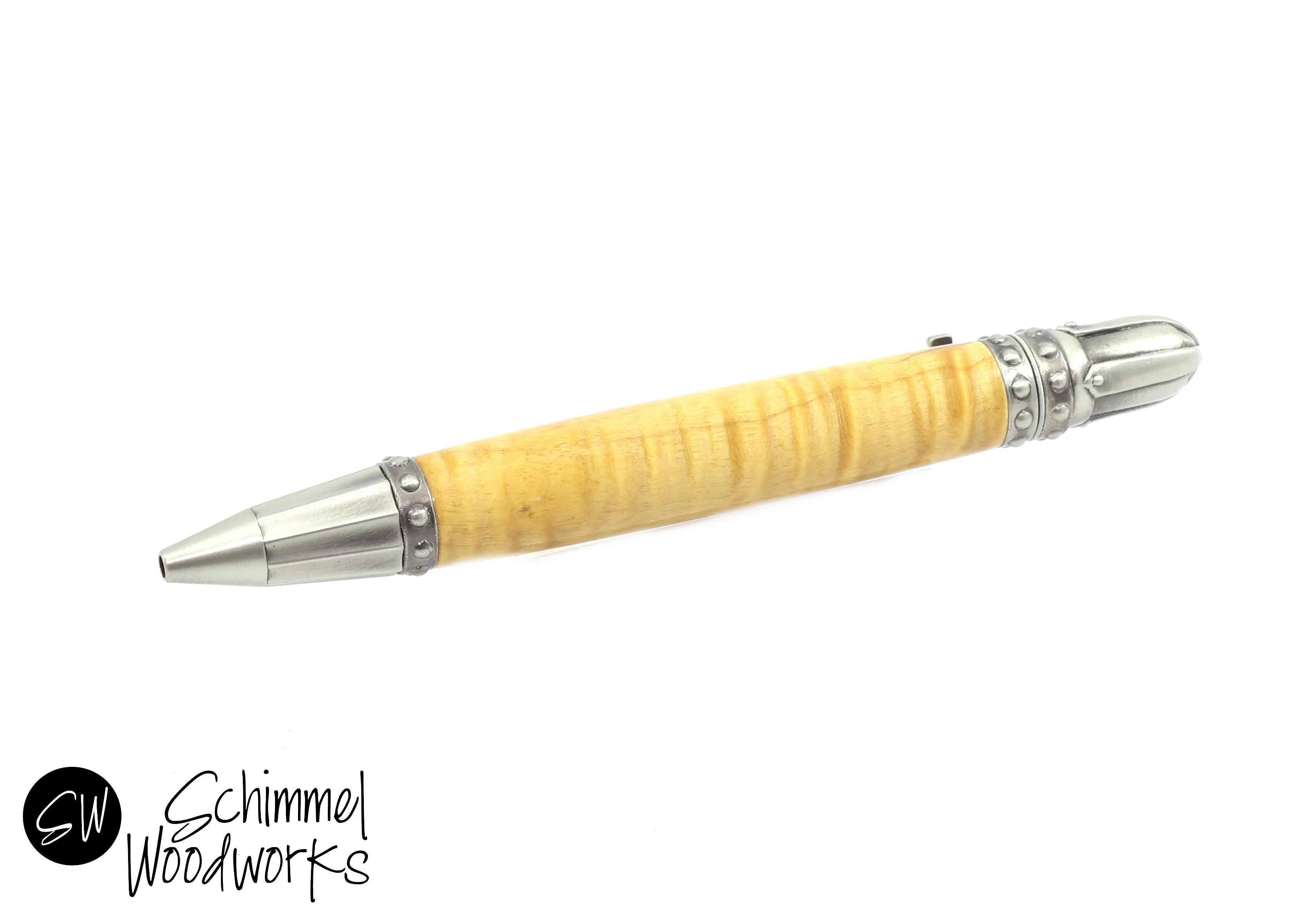 Curly Maple Knights Pen