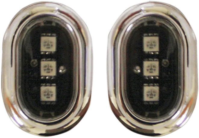 Custom Dynamics GEN-PLUGZ-R-B Plugz Antenna Hole Fillers - Red Lens