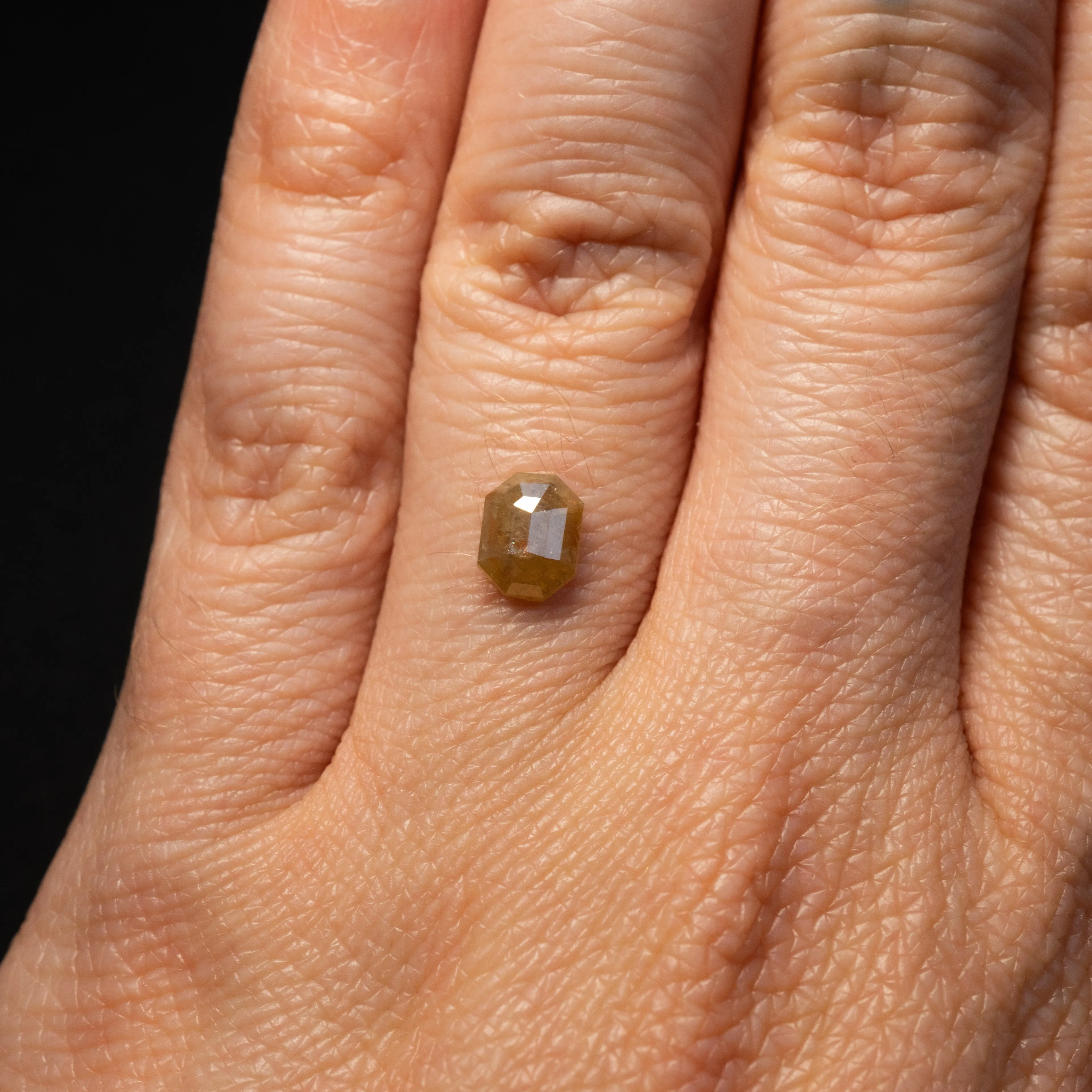 Cut Corner Rectangle Rose Cut Rustic Diamond | 0.85ct