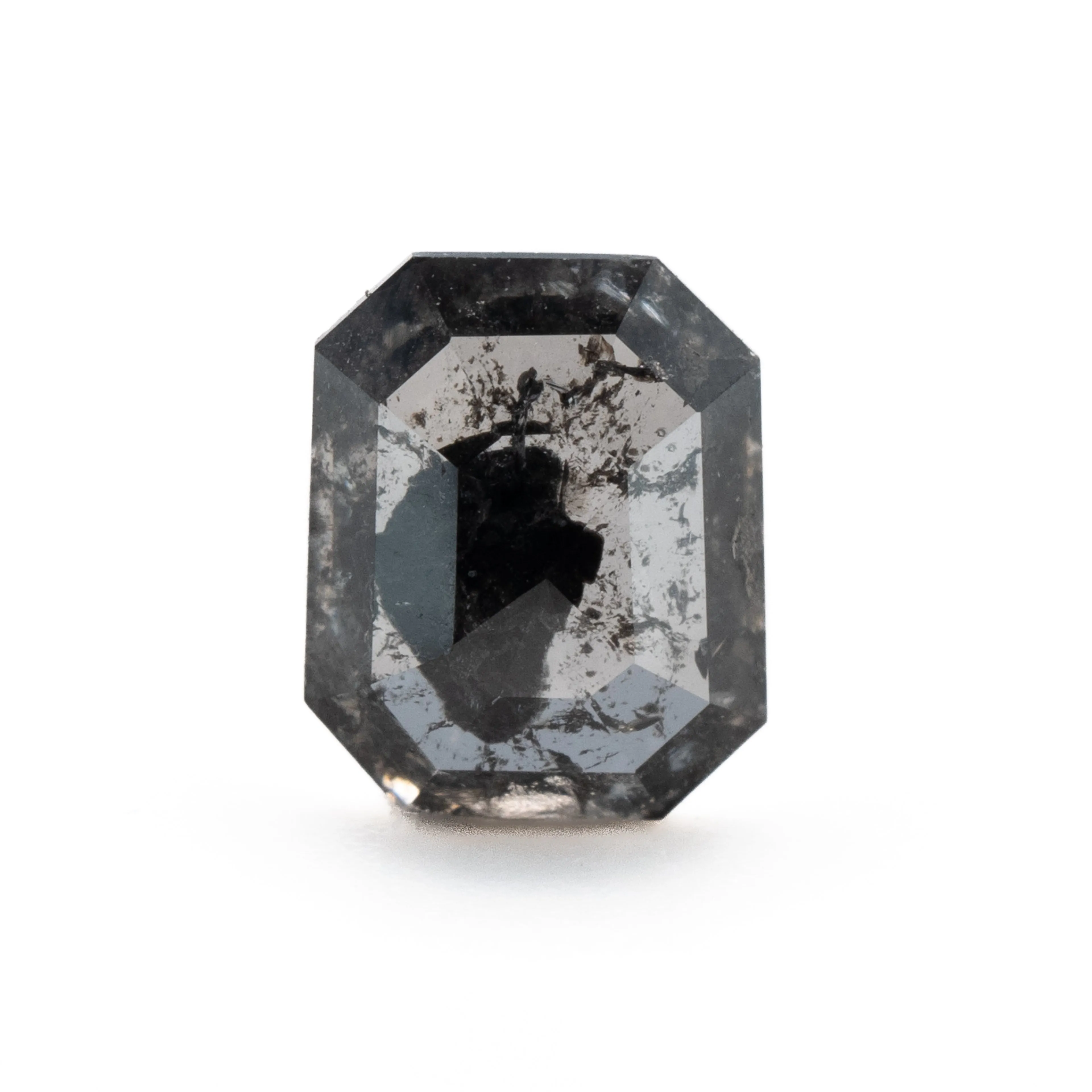 Cut-Corner Rectangular Salt   Pepper Diamond No.1 | 0.49ct