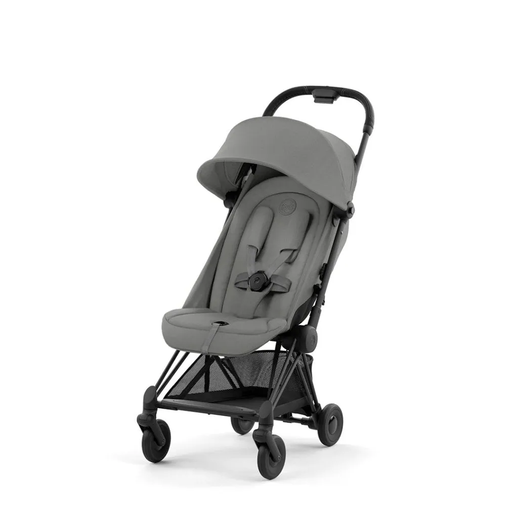 CYBEX COYA Ultra-compact Pushchair with Rose Gold Frame - Mirage Grey