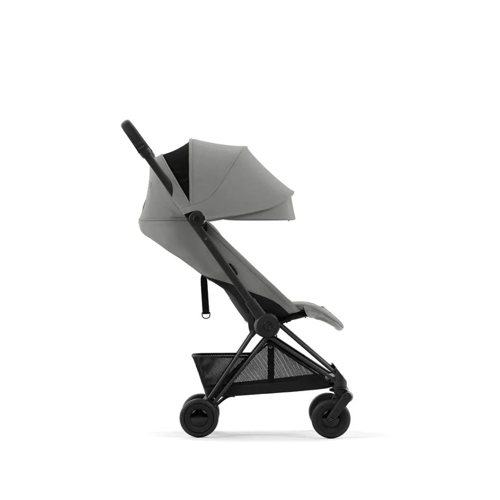 CYBEX COYA Ultra-compact Pushchair with Rose Gold Frame - Mirage Grey