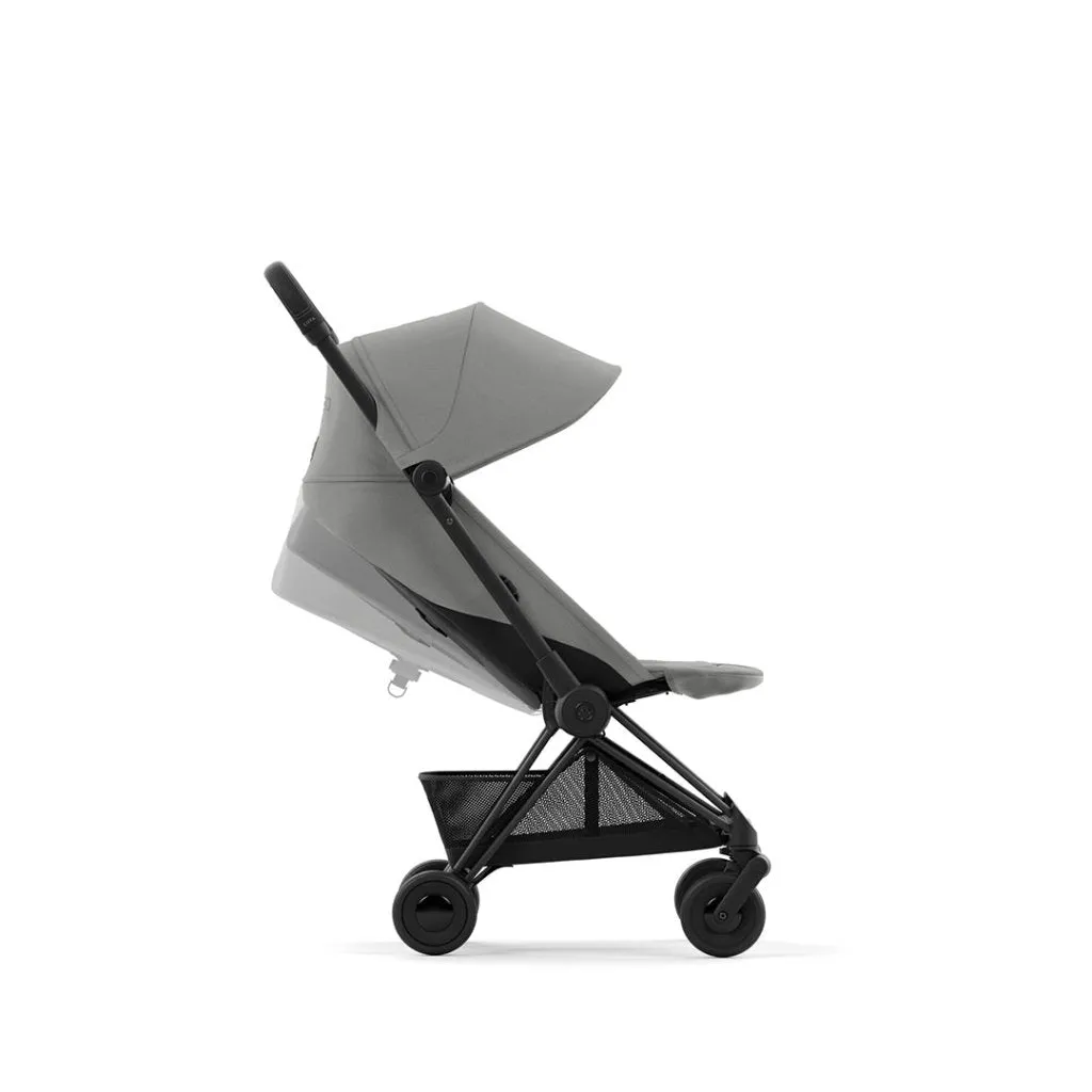 CYBEX COYA Ultra-compact Pushchair with Rose Gold Frame - Mirage Grey