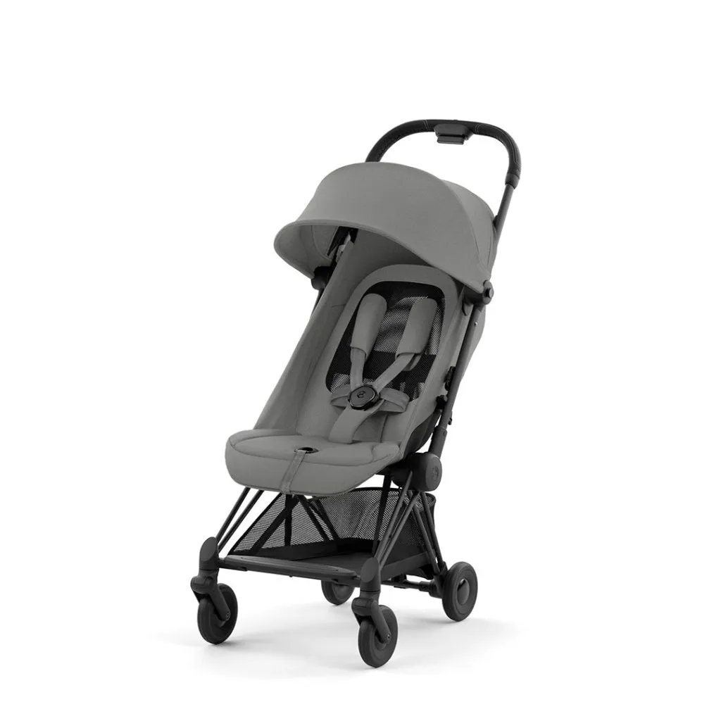 CYBEX COYA Ultra-compact Pushchair with Rose Gold Frame - Mirage Grey