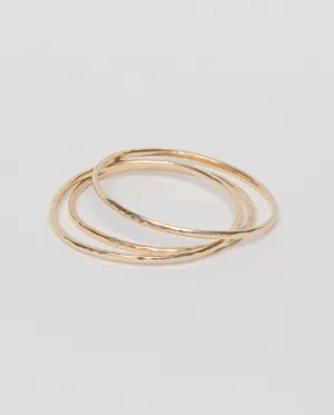Daily Bangle, Gold Filled