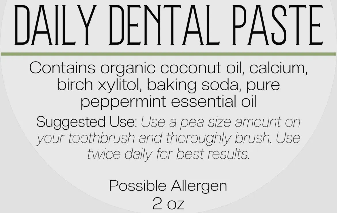 daily dental paste