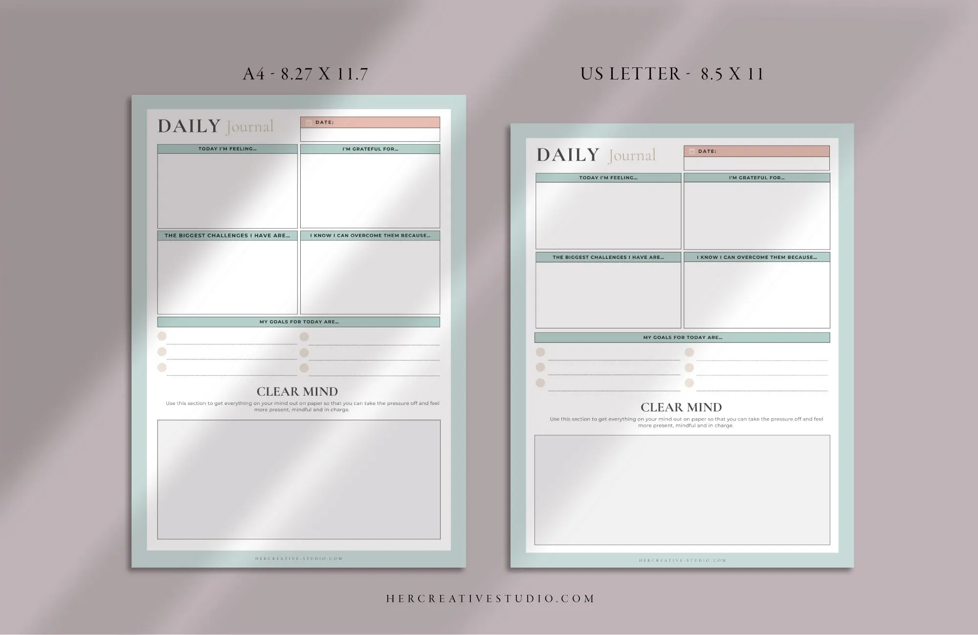 Daily Journal Printable