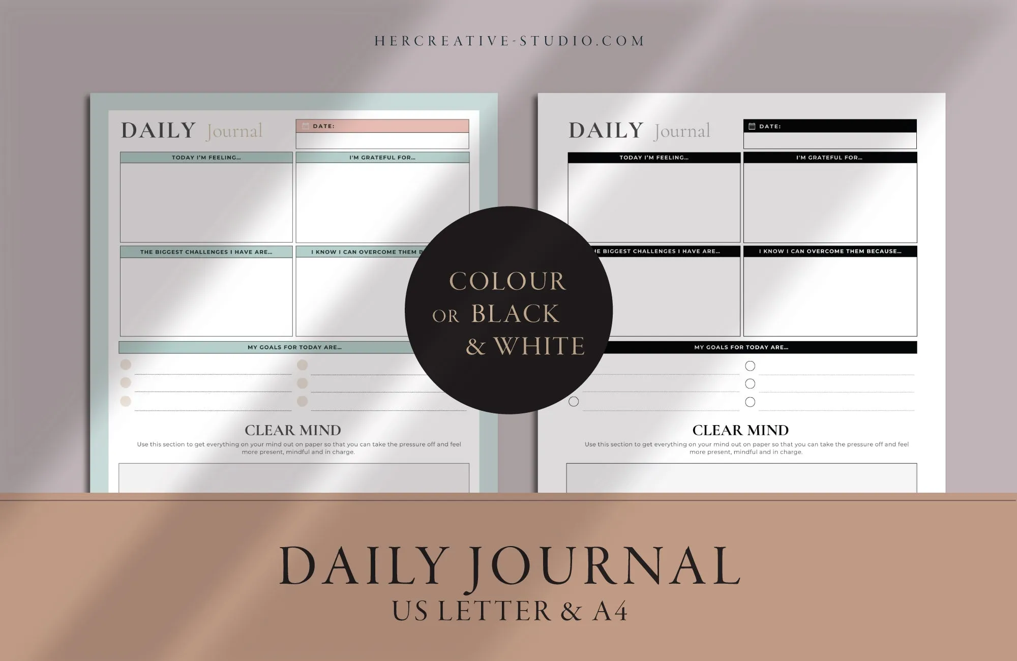 Daily Journal Printable
