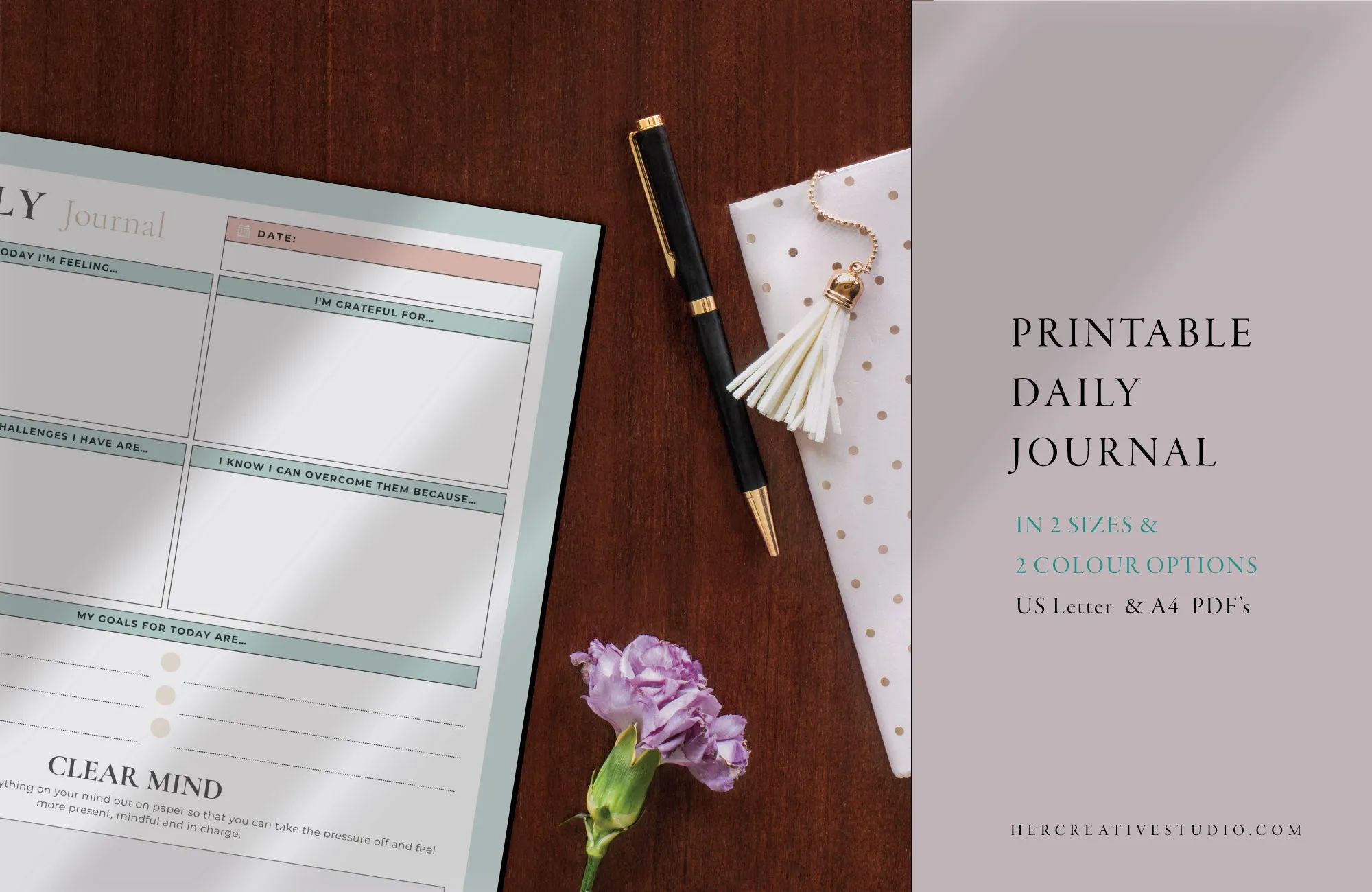 Daily Journal Printable