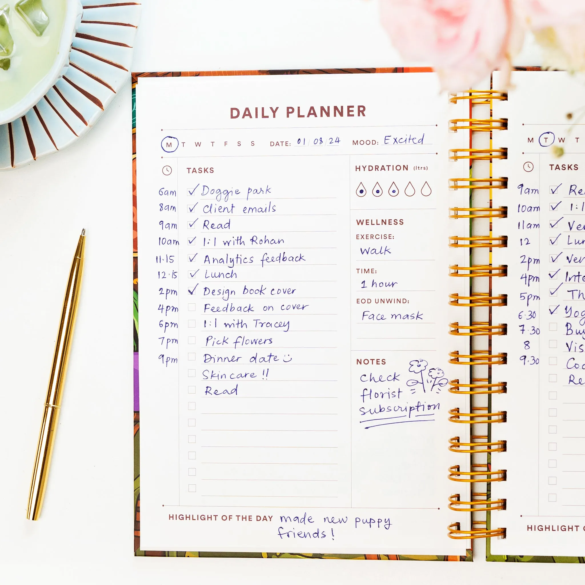 Daily Planner / Cherry