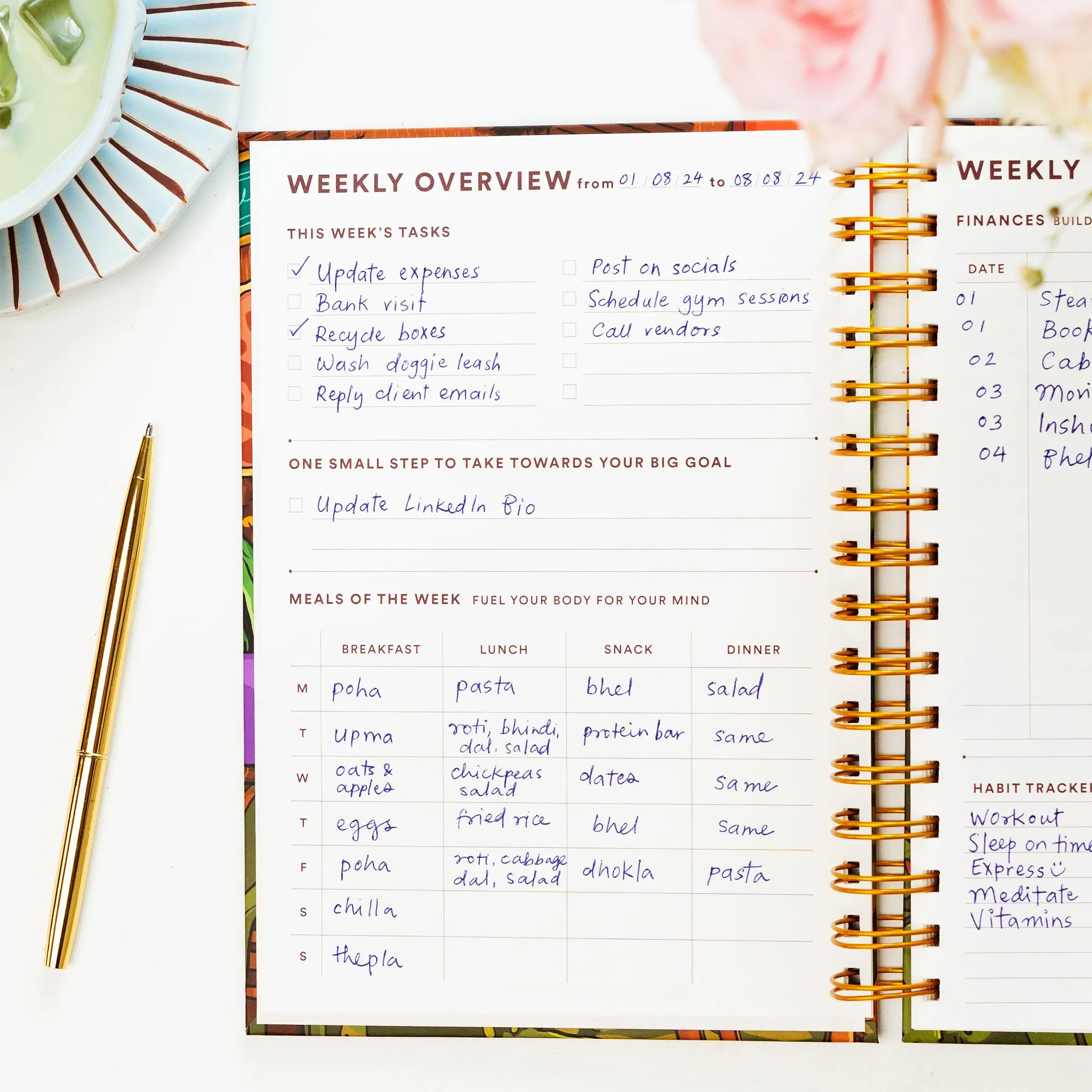 Daily Planner / Cherry