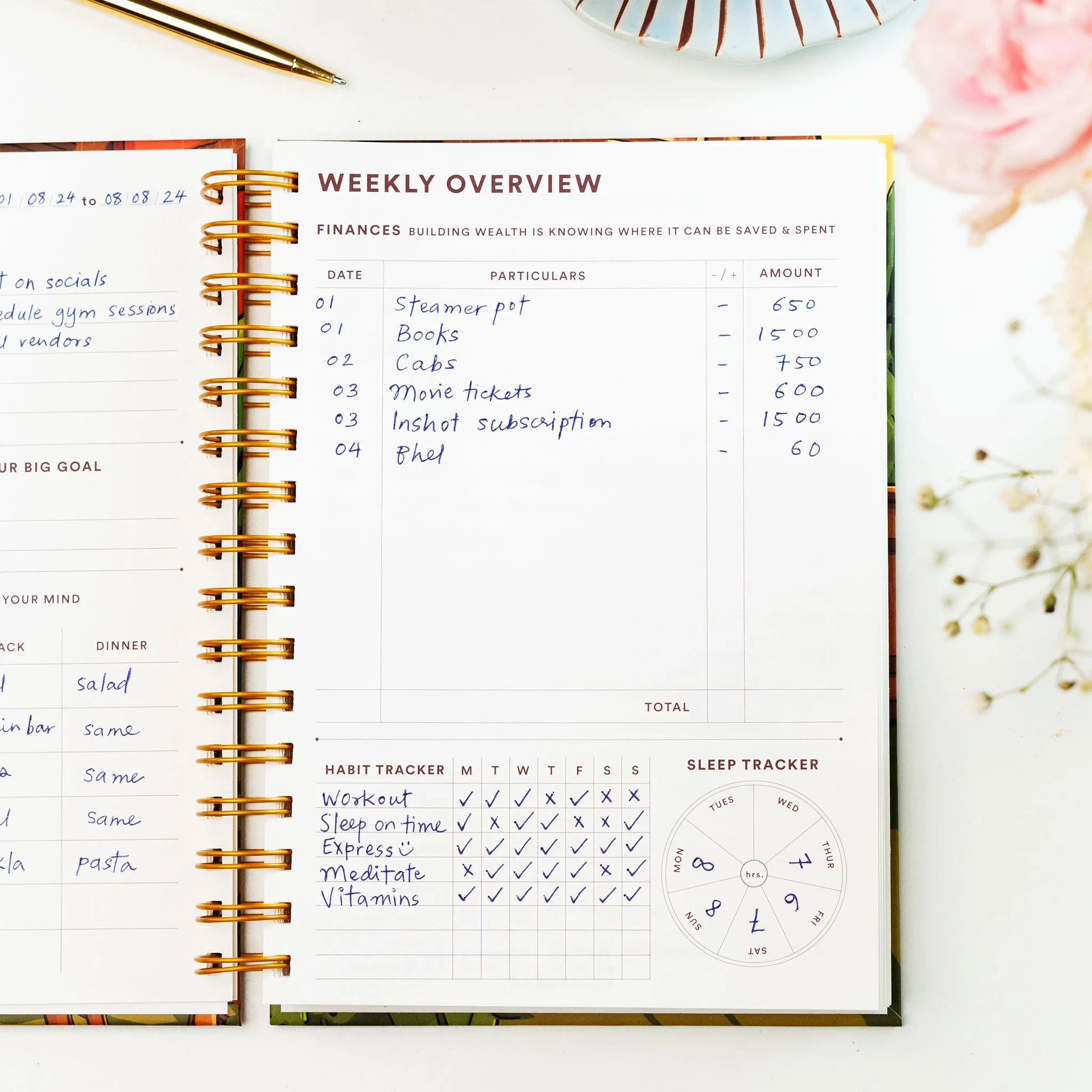 Daily Planner / Cherry