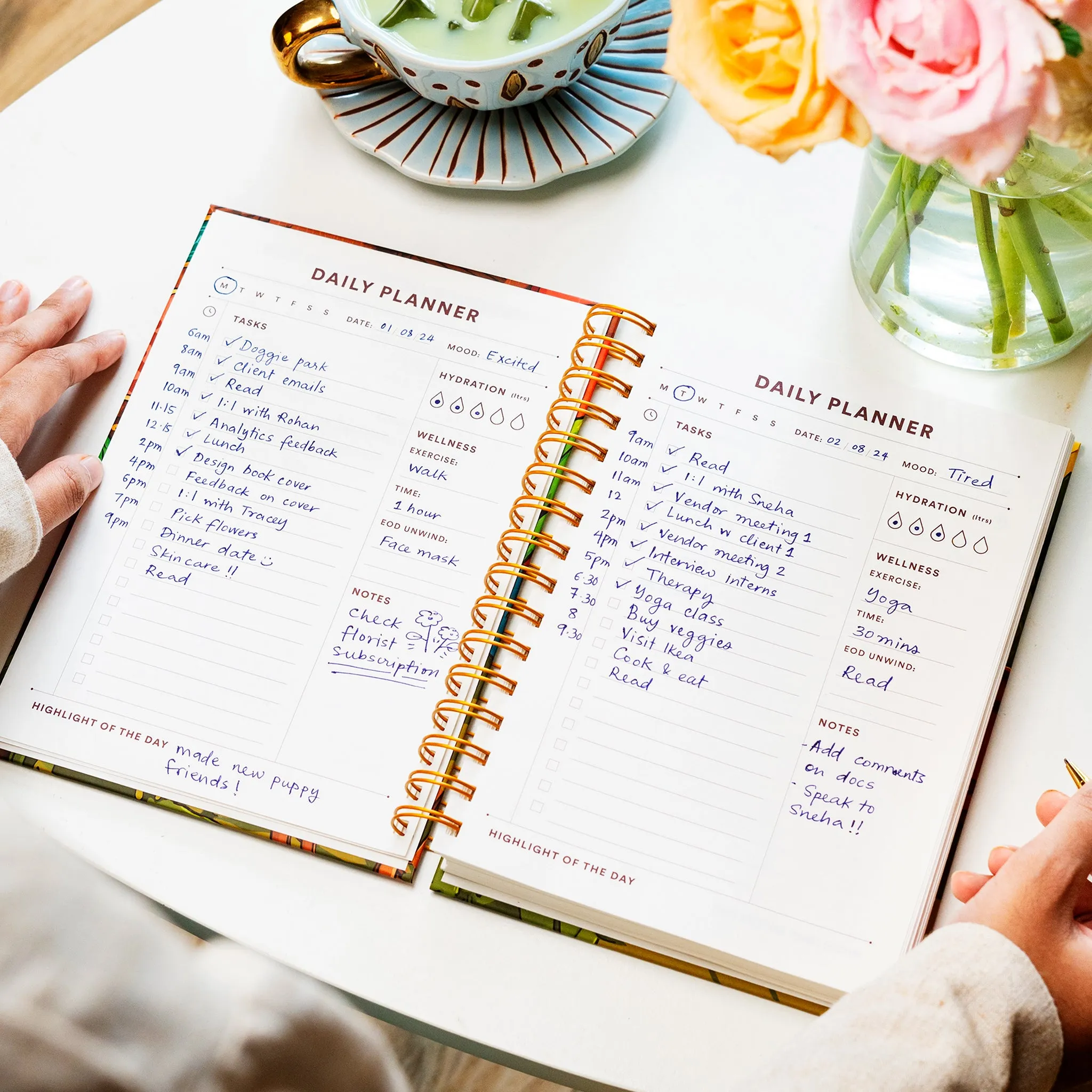 Daily Planner / Cherry