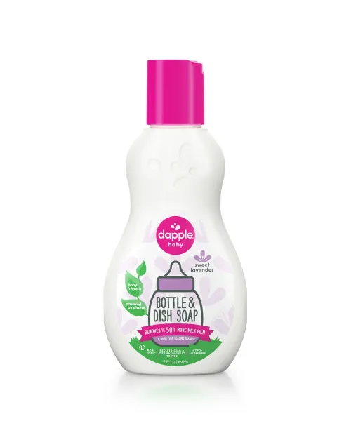 Dapple Baby Bottle & Dish Liquid Travel Size Lavender 3oz