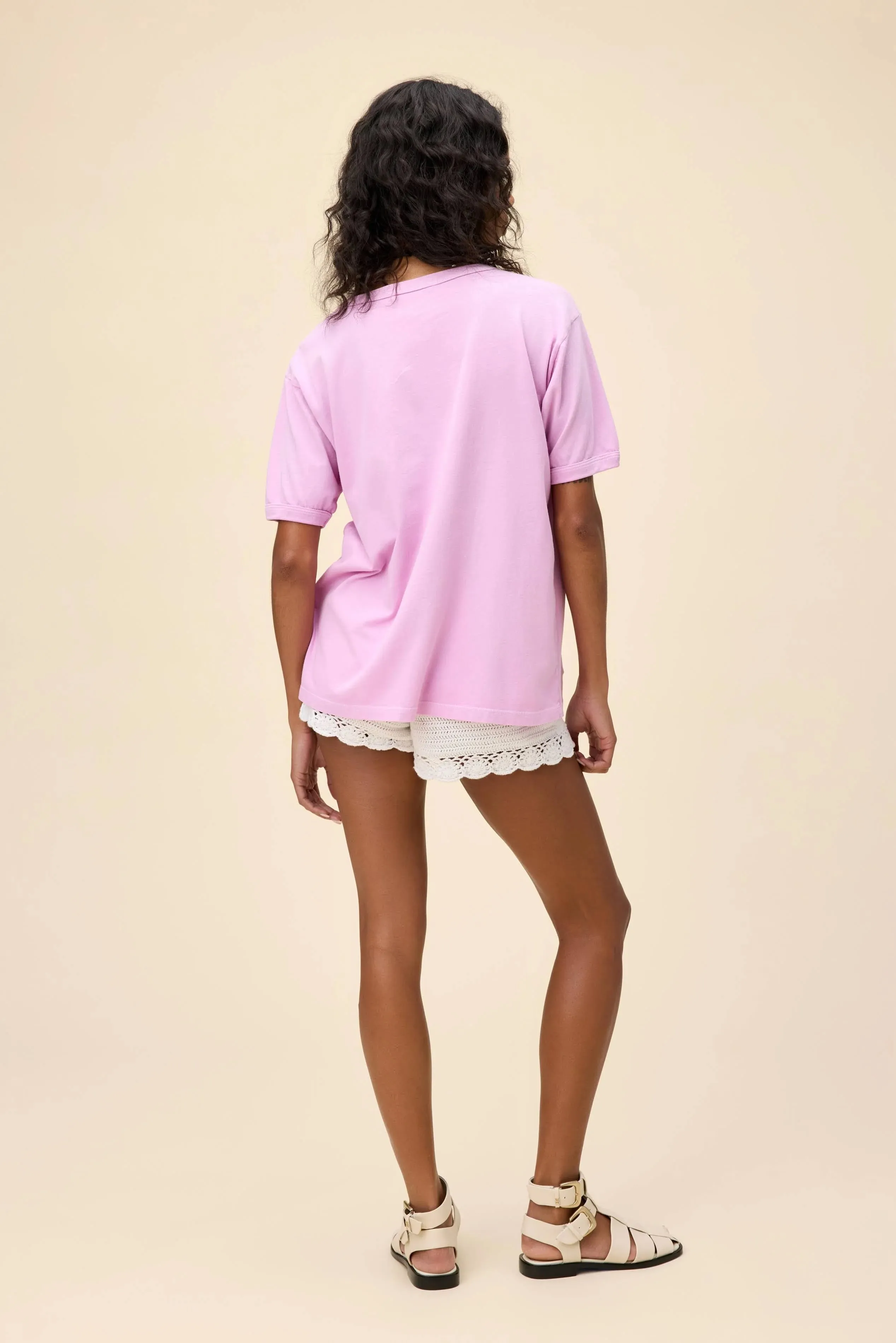 DAYDREAMER - THE BEACH BOYS GOOD VIBRATIONS OVERSIZED RINGER TEE