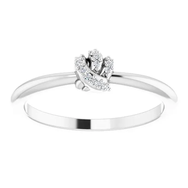 Diamond Knot Ring