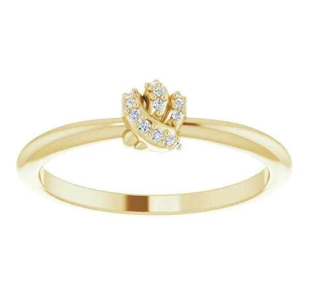 Diamond Knot Ring