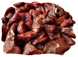 Diced Dexter Beef Stewing Steak - 500g