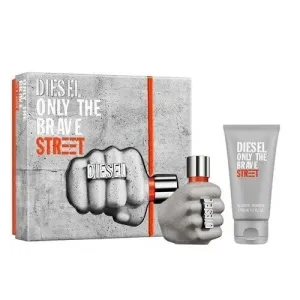 DIESEL ONLY THE BRAVE STREET POUR HOMME FOR MEN SET EDT 75 ml   SHOWER GEL 100 ml