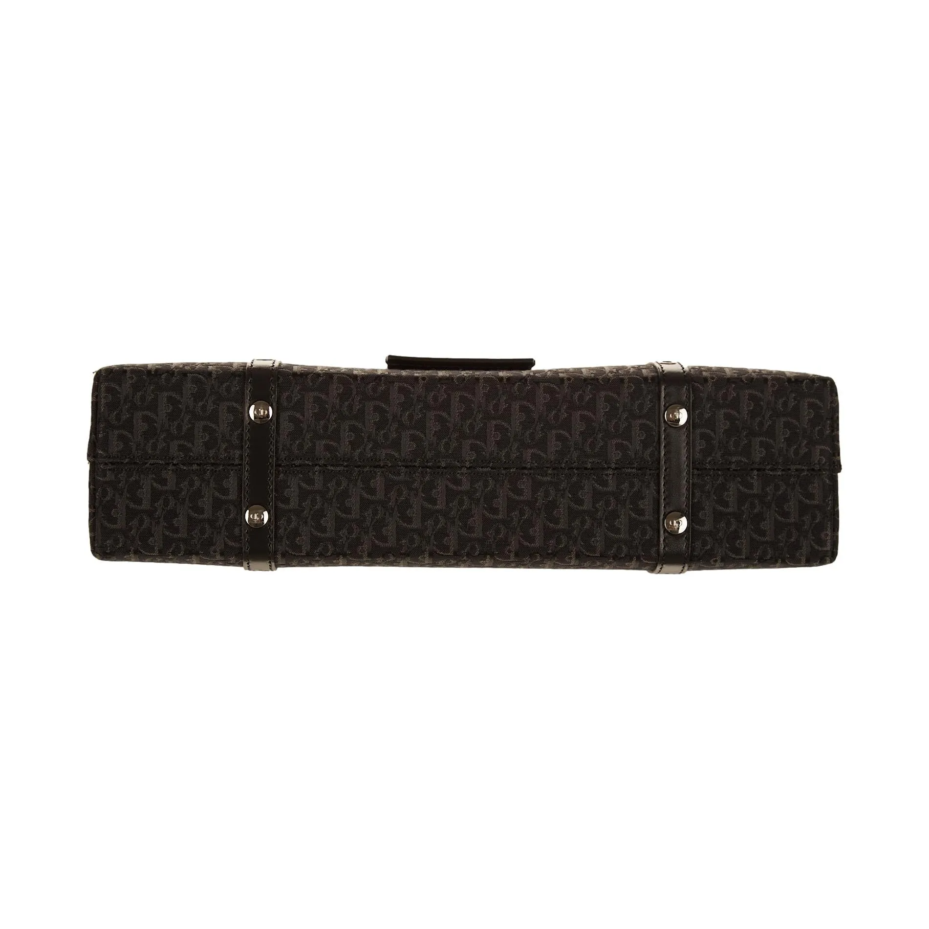Dior Black Logo Street Chic Shoulder Bag