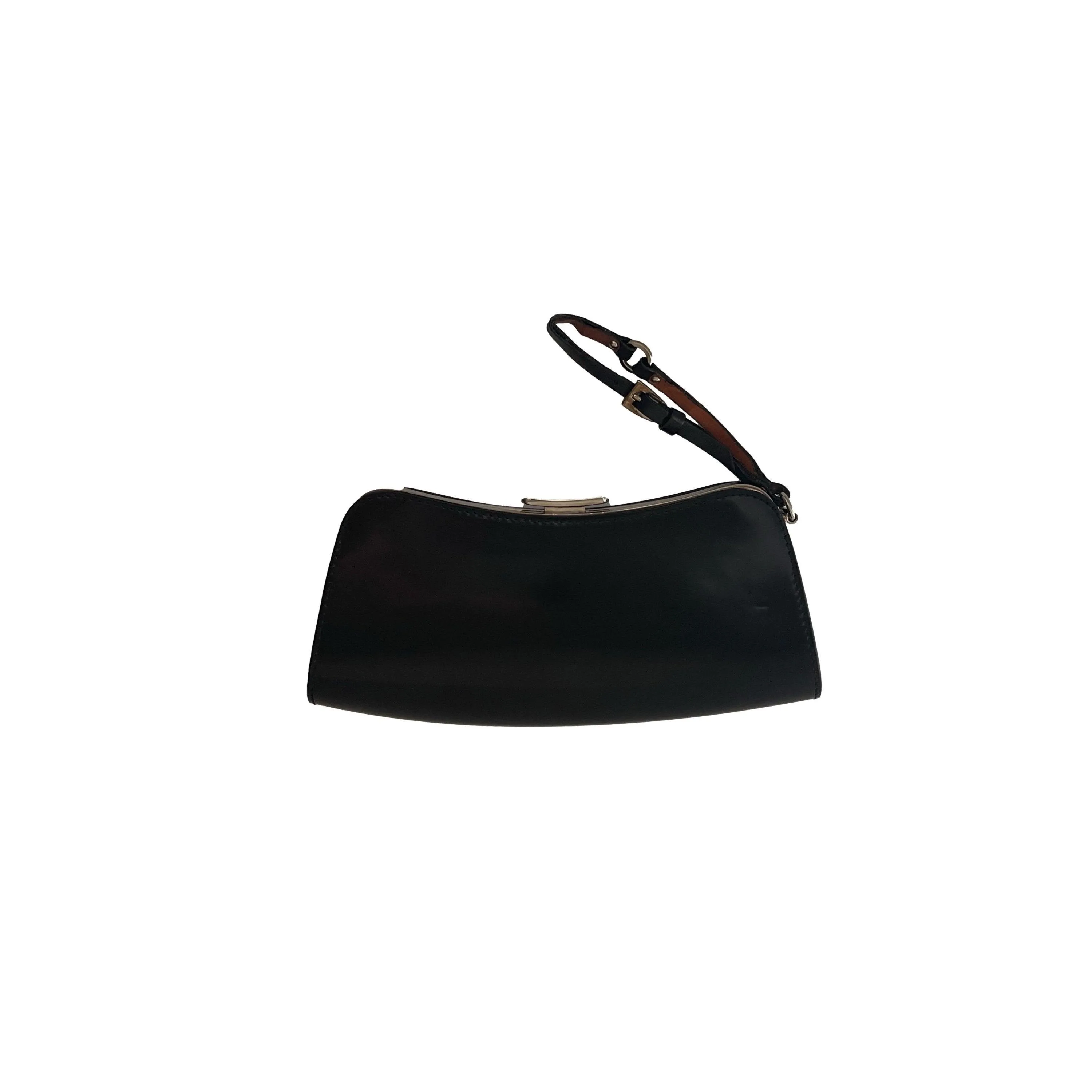 Dior Black Mini Bondage Bag