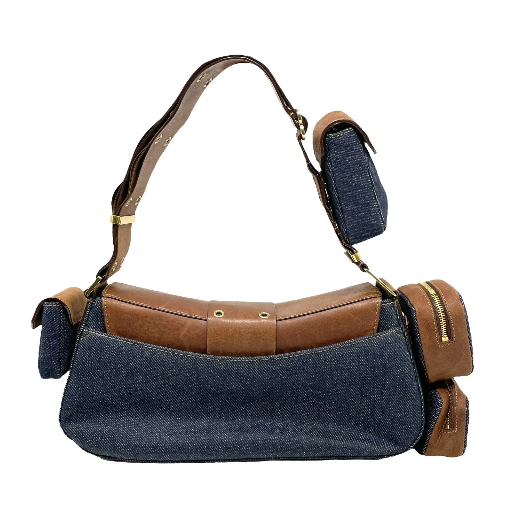 Dior Denim Columbus Shoulder Bag