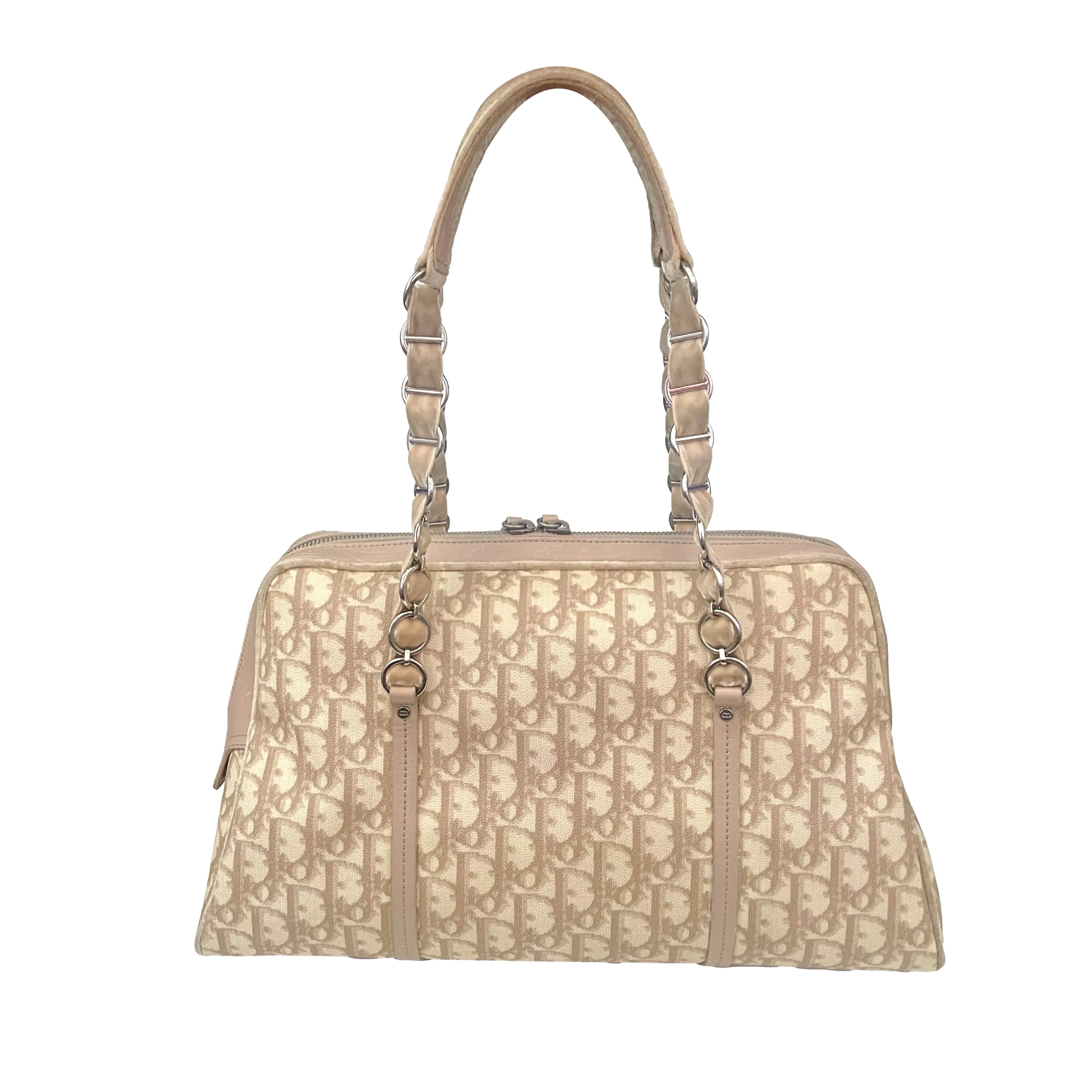 Dior Tan Monogram Shoulder Bag