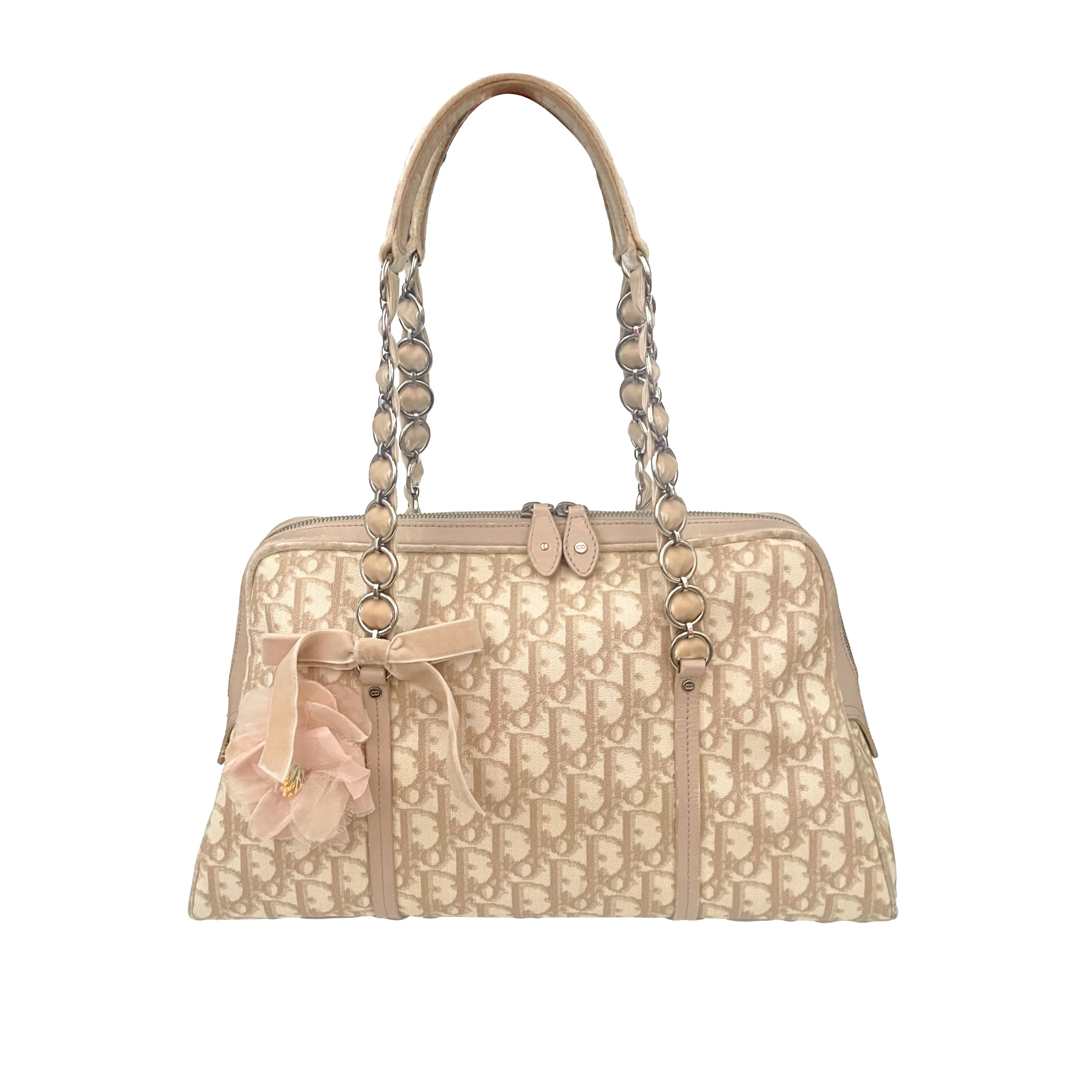 Dior Tan Monogram Shoulder Bag