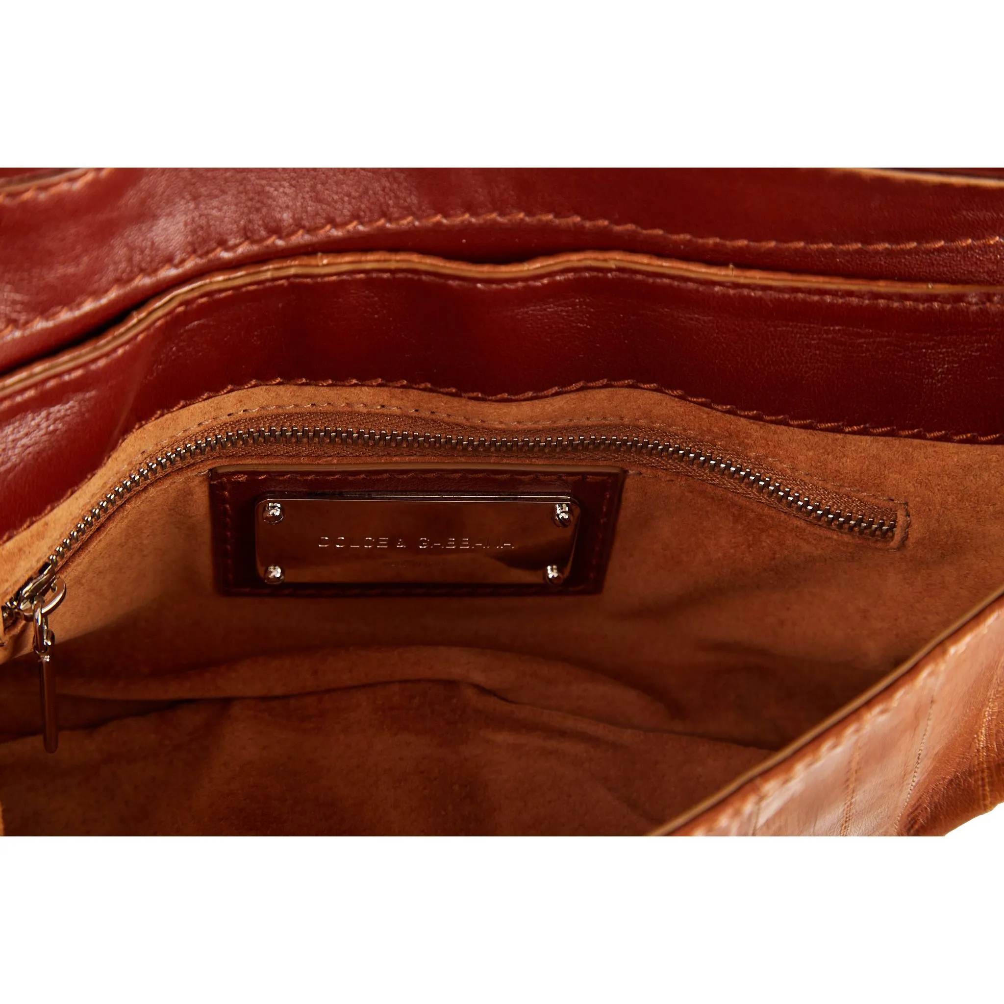 Dolce & Gabbana Brown Exotic Shoulder Bag