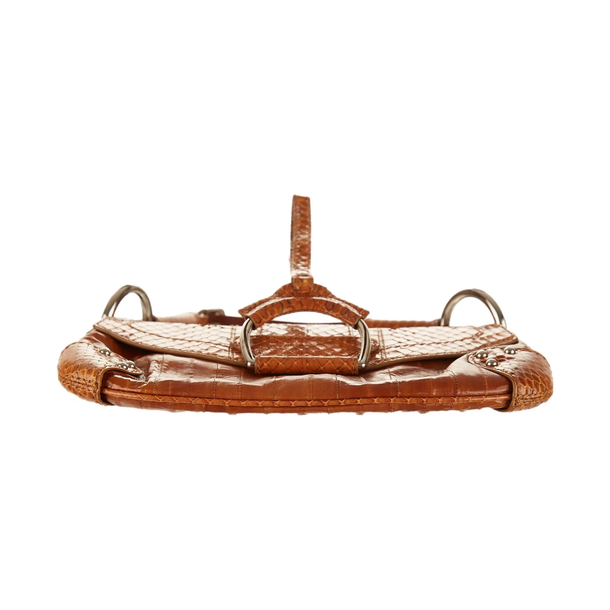Dolce & Gabbana Brown Exotic Shoulder Bag