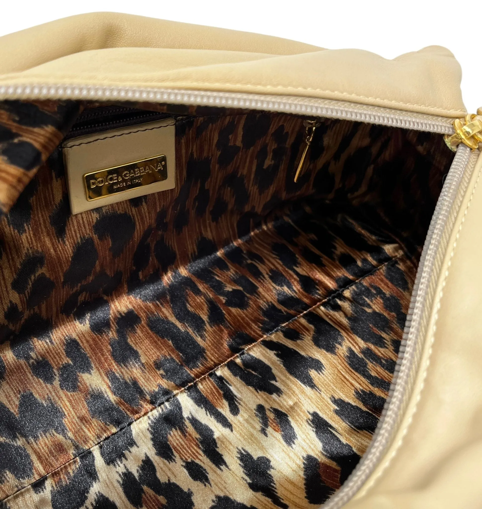 Dolce & Gabbana Brown Fur Shoulder Bag