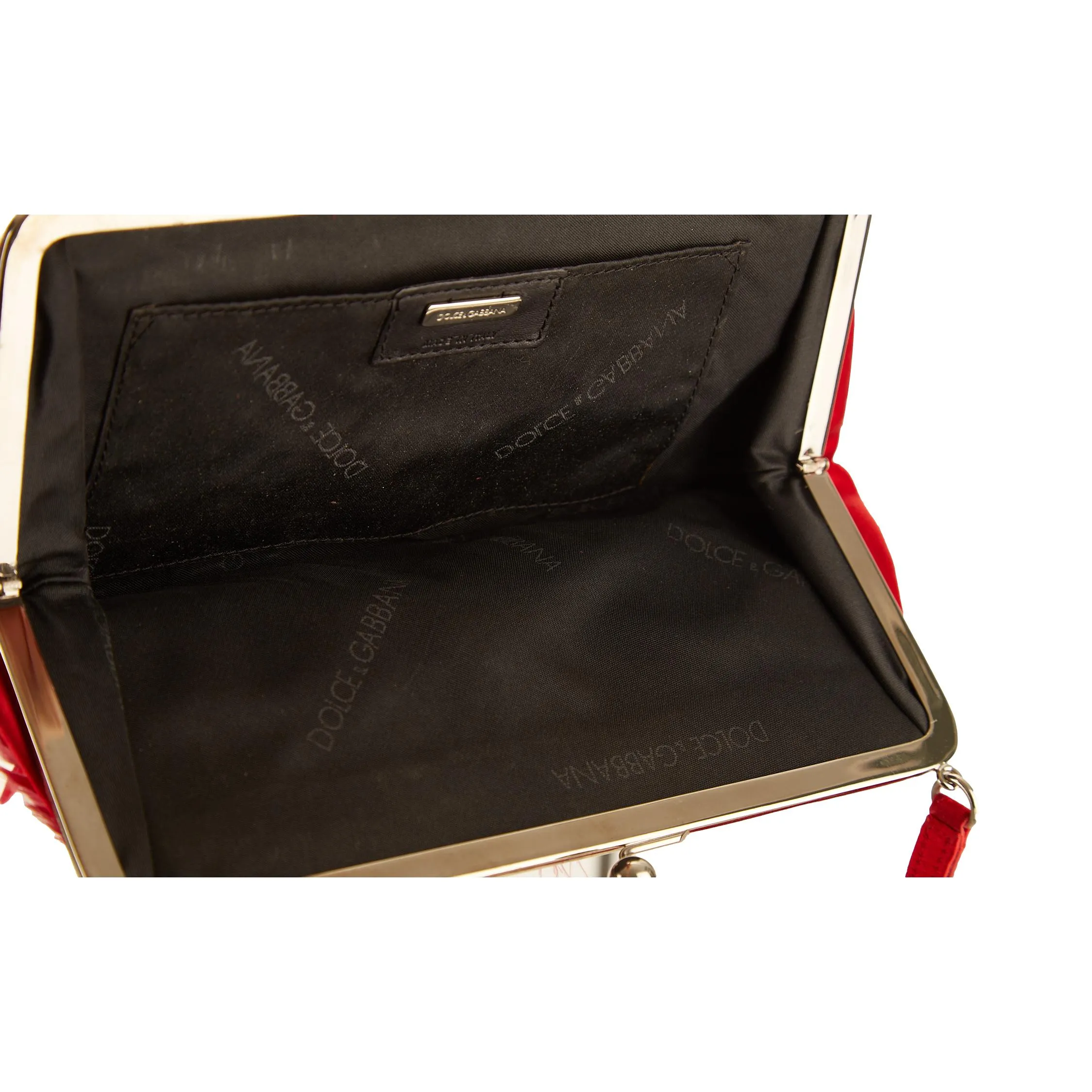 Dolce & Gabbana Red Feather Bag