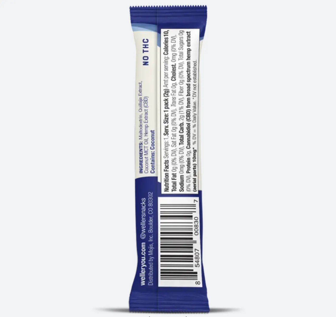 Drink Mix Stick Pack - 10mg CBD - Zero THC