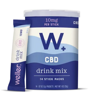 Drink Mix Stick Pack - 10mg CBD - Zero THC