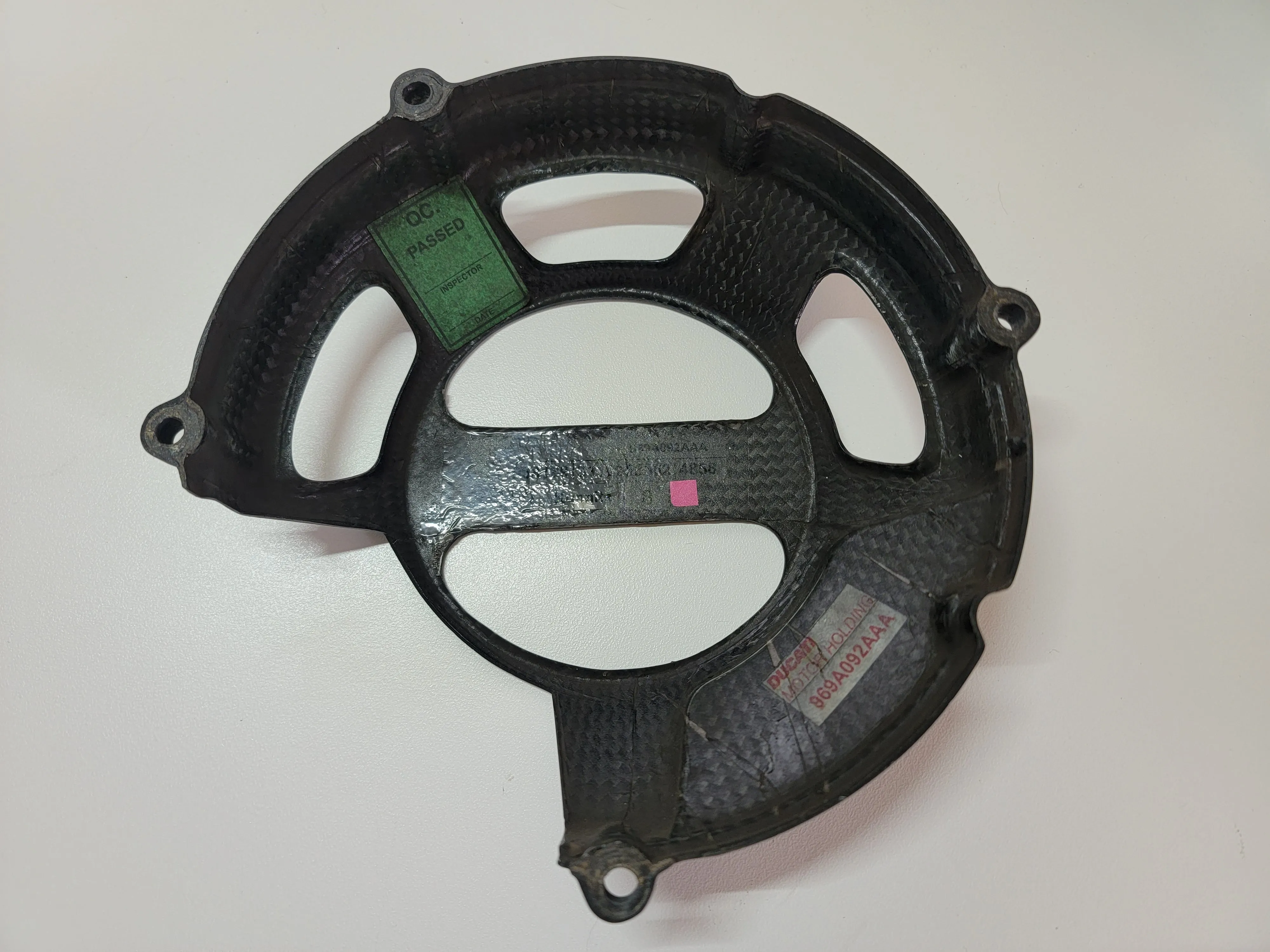 Ducati Performance carbon fiber open clutch cover