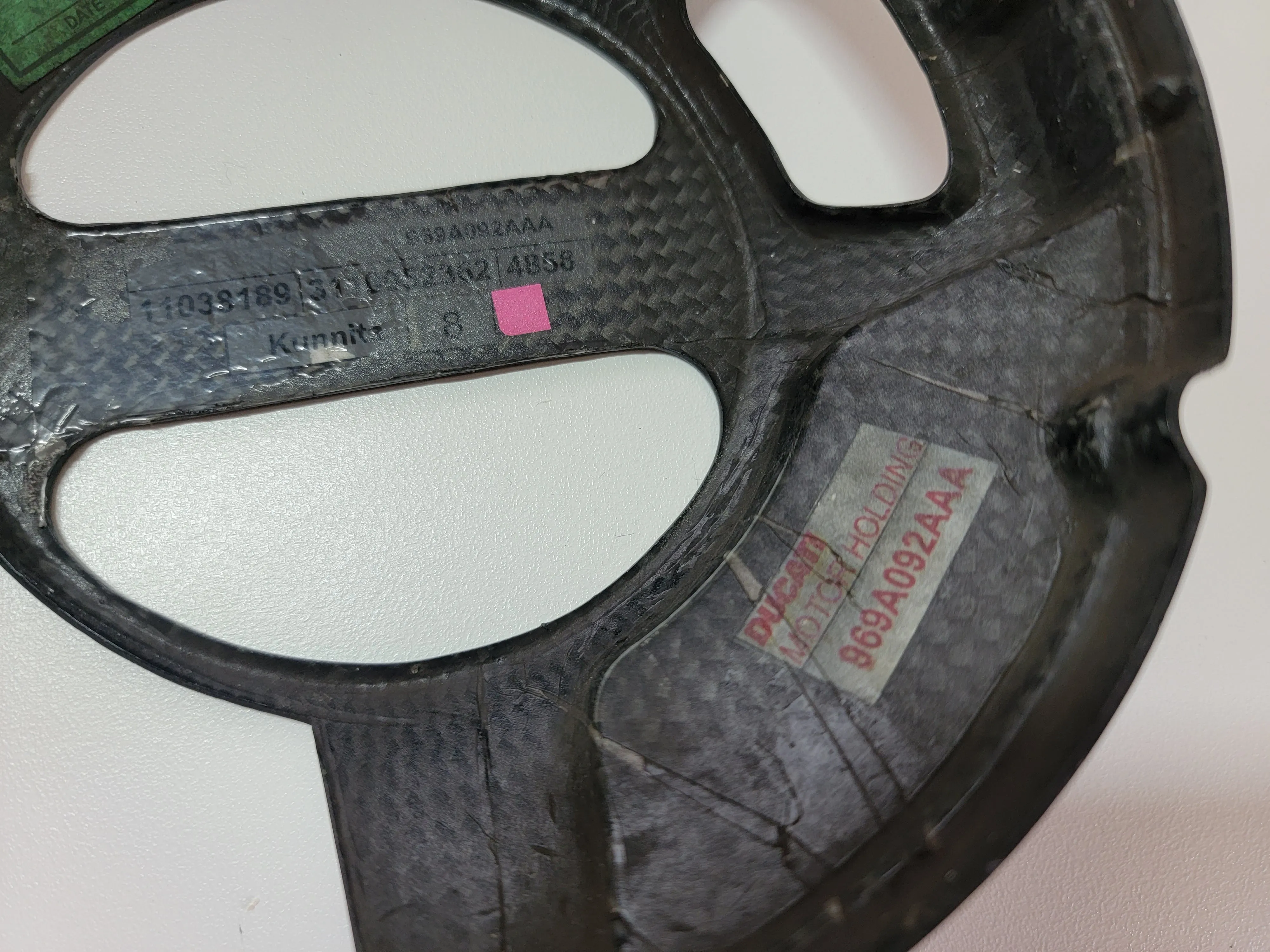 Ducati Performance carbon fiber open clutch cover
