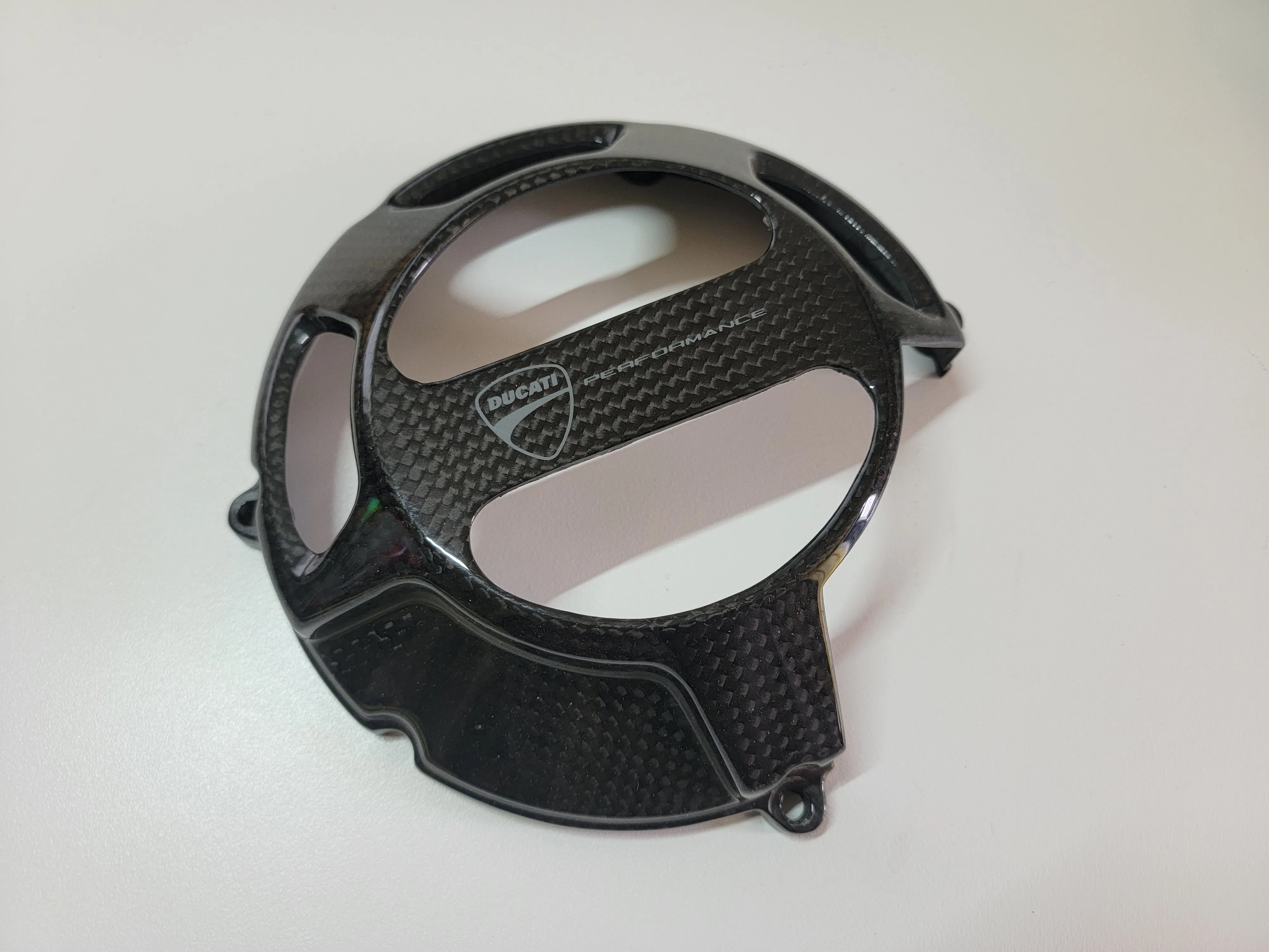 Ducati Performance carbon fiber open clutch cover