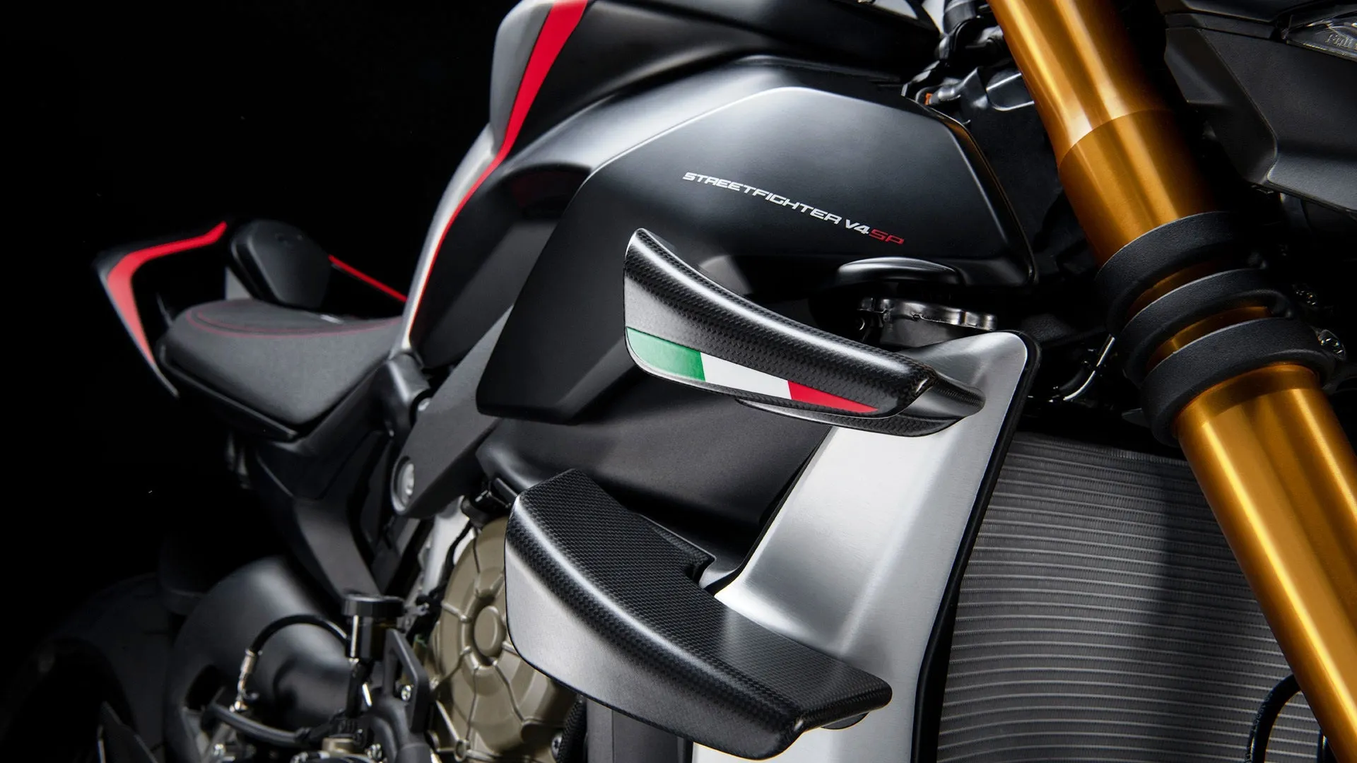 Ducati Streetfighter V4/S V2 Carbon Fiber Wing Set 2020-2022