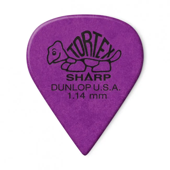 Dunlop Tortex Sharp -plektrat 1.14mm, 72kpl