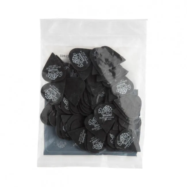 Dunlop Tortex Sharp -plektrat 1.35mm, 72kpl
